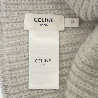 Celine Triomphe 2aa32384d Knit Cap Hat Cashmere Gray Men Ladies Unisex Fall