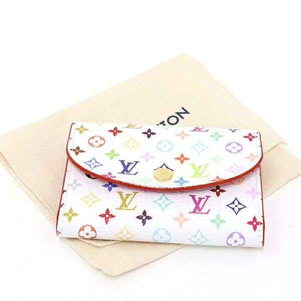 Louis Vuitton Lvtm Portomone Rosalie Monogram Multicolor Takashi