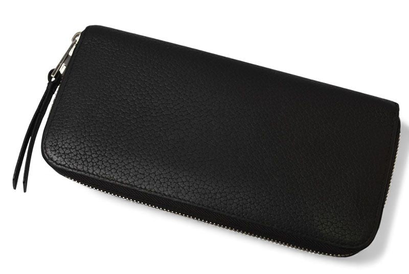 Loewe Wallet Loewe Long Wallet ZIP Around Anagram Grain Calf Leather Black