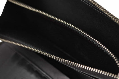 Loewe Wallet Loewe Long Wallet ZIP Around Anagram Grain Calf Leather Black