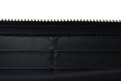 Gucci Wallet Gucci Long Wallet Round Zipper Webline Guccissima Dark Navy Red