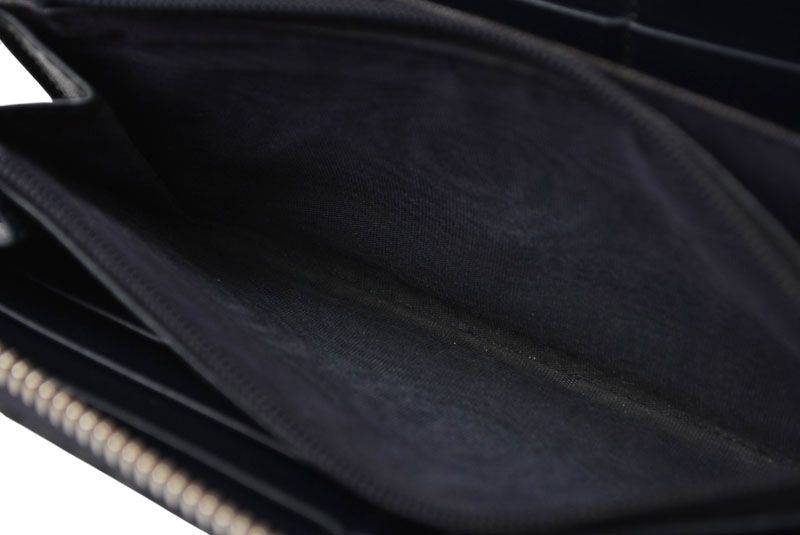 Gucci Wallet Gucci Long Wallet Round Zipper Webline Guccissima Dark Navy Red