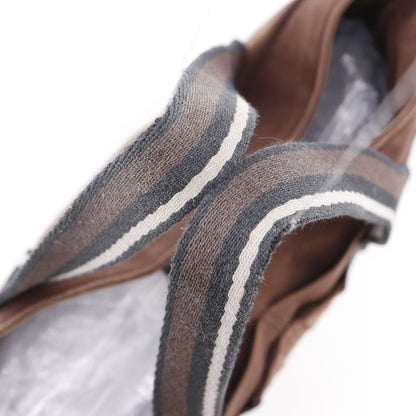 Hermes Troca Horizontal MM Cotton Canvas Brown Unisex Tote Bag