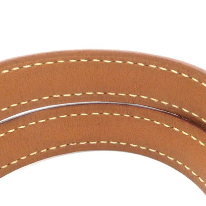 Hermes Leather Brown Size: S/ /silver