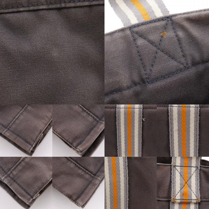 Hermes Fourre Tout MM Ginza Limited Edition Tote Bag Cotton Canvas Gray Unisex