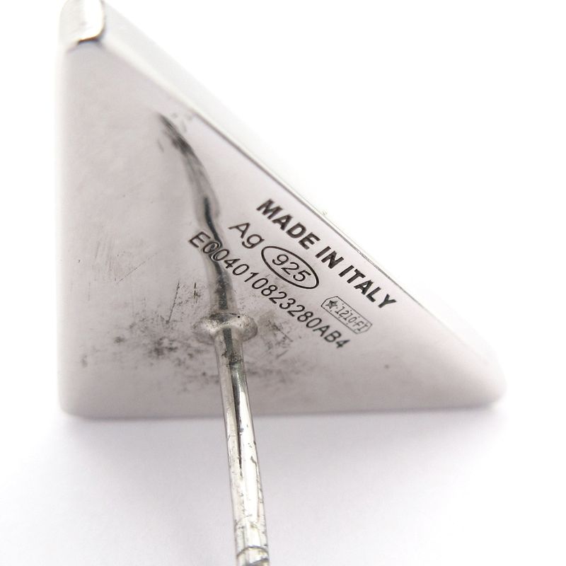 Prada - Silver and Black Without Catch / Logo