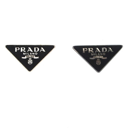 Prada - Silver and Black Without Catch / Logo