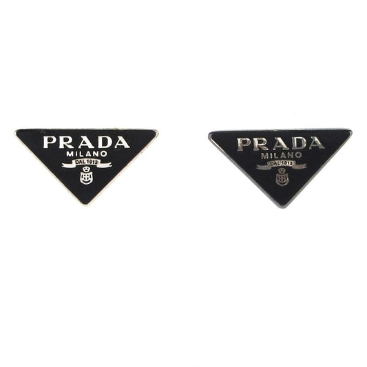 Prada - Silver and Black Without Catch / Logo