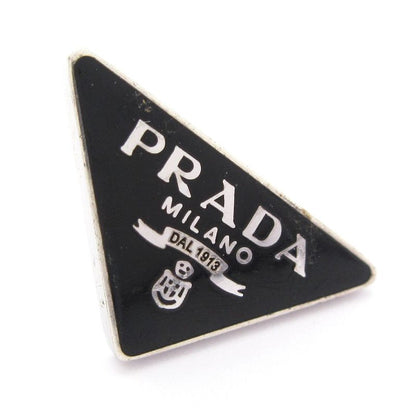 Prada - Silver and Black Without Catch / Logo