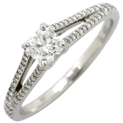 Tiffany & Co Tiffany & Co Ring Lucida Pt950 Diamond Platinum Silver T&co