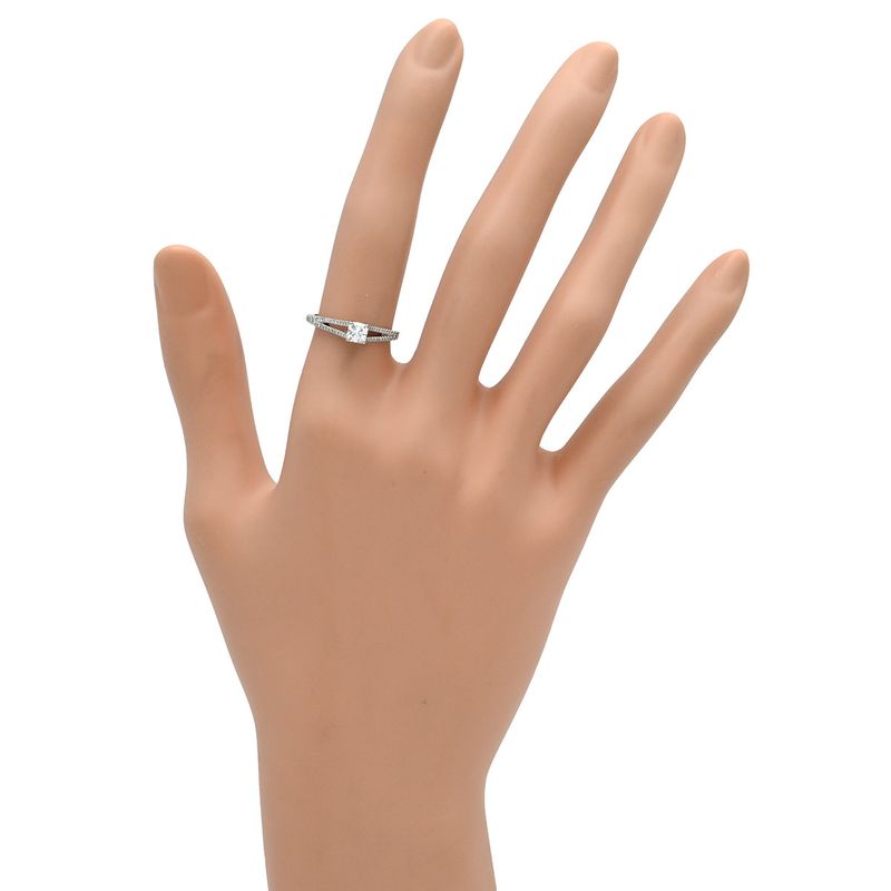 Tiffany & Co Tiffany & Co Ring Lucida Pt950 Diamond Platinum Silver T&co