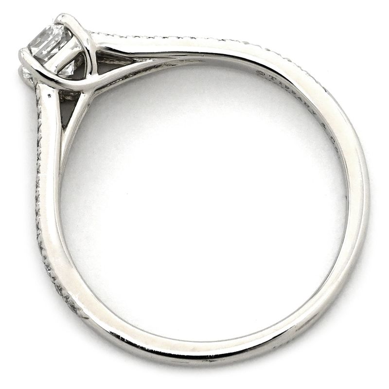 Tiffany & Co Tiffany & Co Ring Lucida Pt950 Diamond Platinum Silver T&co