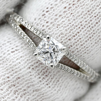 Tiffany & Co Tiffany & Co Ring Lucida Pt950 Diamond Platinum Silver T&co