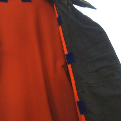 Hermes Vintage Balmacaan Stainless Steel Collar Coat Mid-length Oiled None