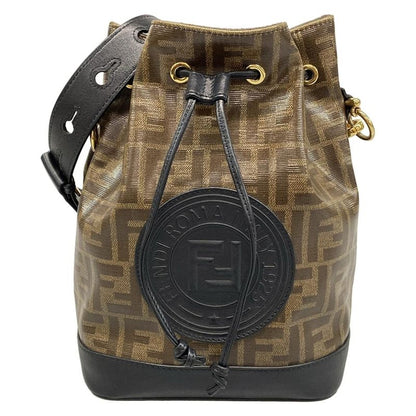 Fendi Bag Dark Brown and Black Leather