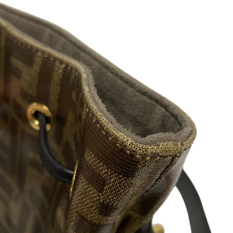 Fendi Bag Dark Brown and Black Leather