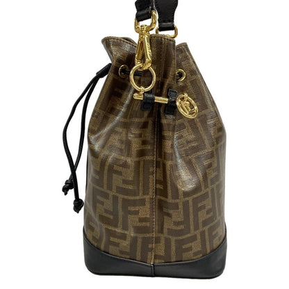 Fendi Bag Dark Brown and Black Leather
