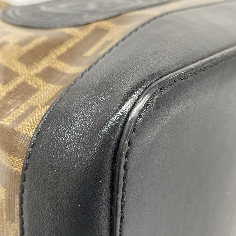 Fendi Bag Dark Brown and Black Leather