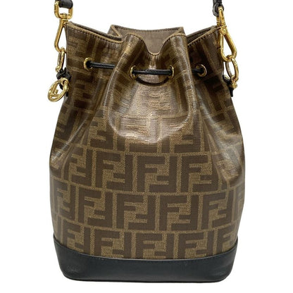 Fendi Bag Dark Brown and Black Leather