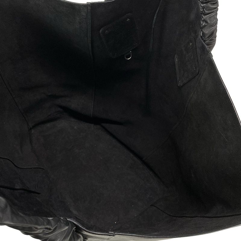 Bottega Veneta Tote Bag Basket Black Big Size/ Handle Leather