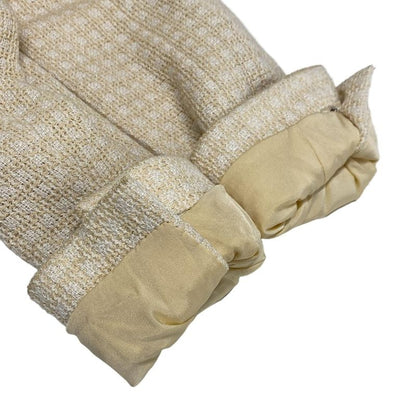 Chanel Jacket Size 38 M Women - P14905 Light Orange and White Long Sleeves /