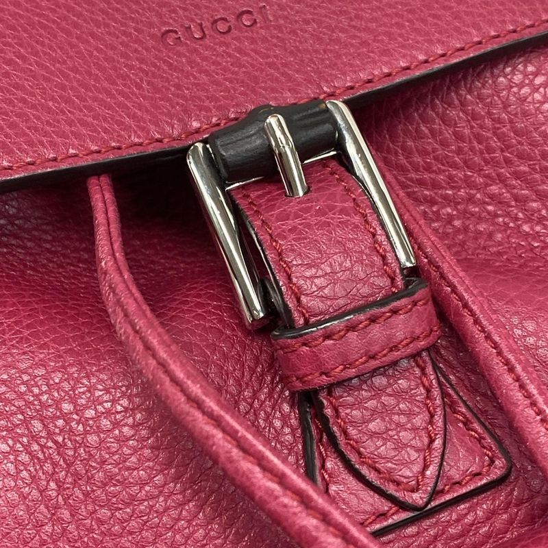 Gucci Sac Bamboo Pink Tassel Leather