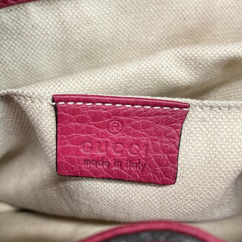 Gucci Sac Bamboo Pink Tassel Leather