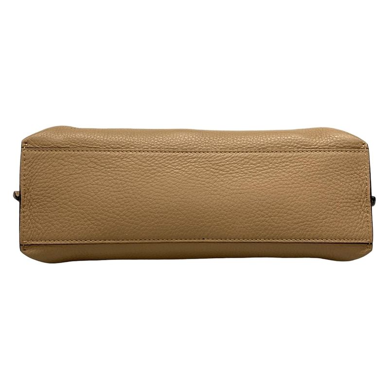 Gucci Handbag Bamboo Daily Beige Leather