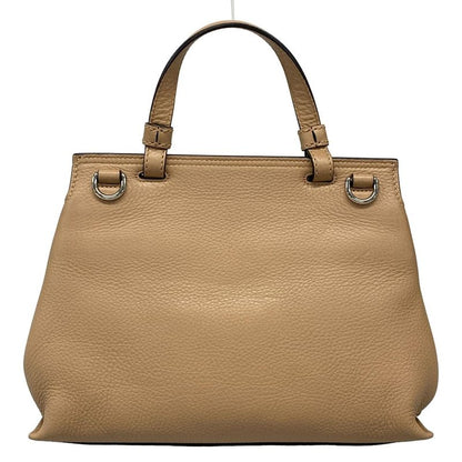 Gucci Handbag Bamboo Daily Beige Leather