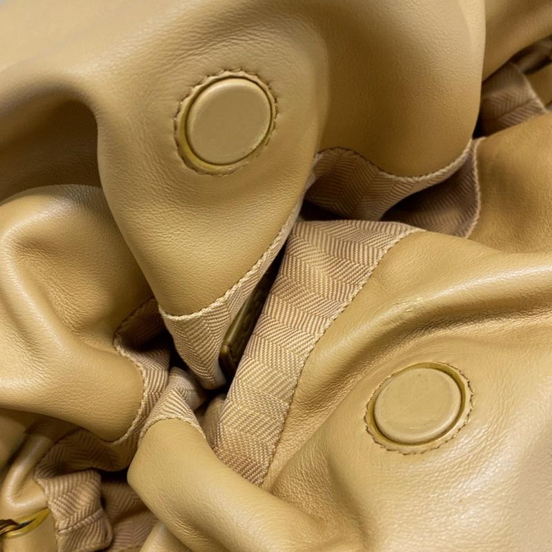 Loewe Clutch Bag Clutch Puffer Light Brown Leather