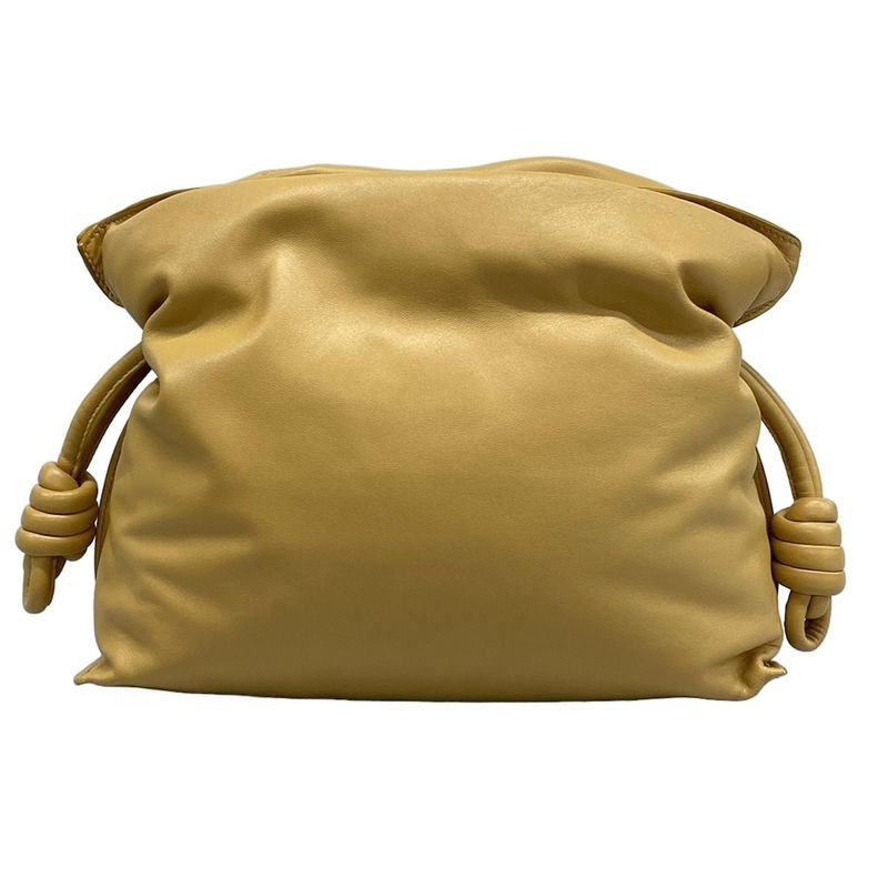 Loewe Clutch Bag Clutch Puffer Light Brown Leather