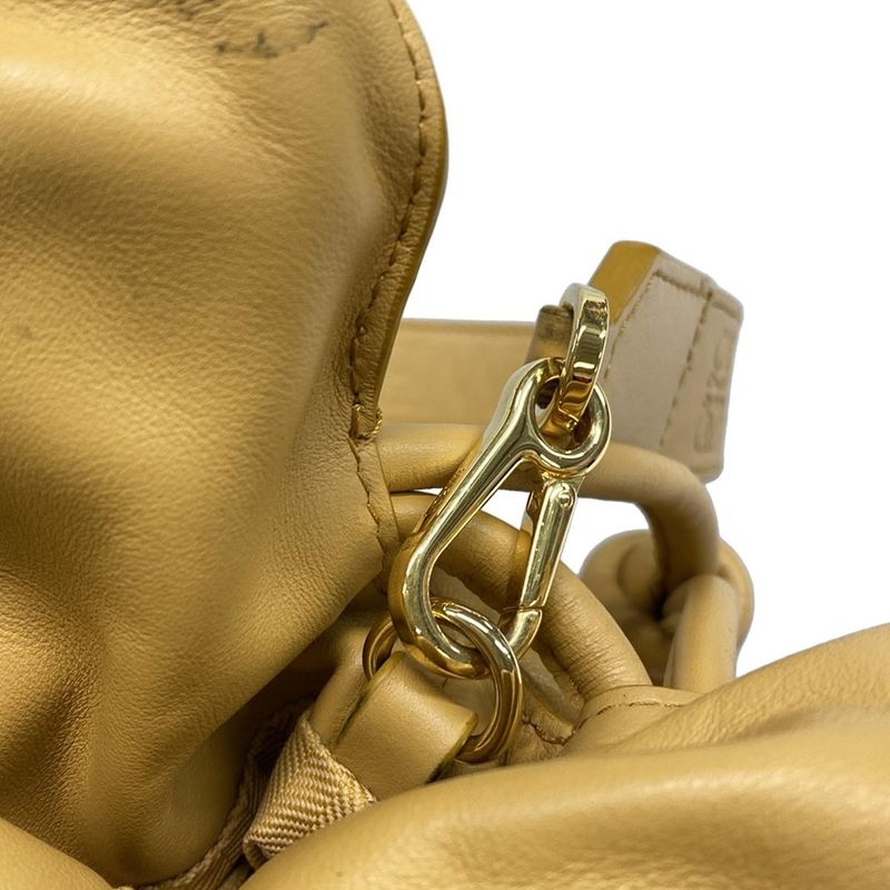 Loewe Clutch Bag Clutch Puffer Light Brown Leather