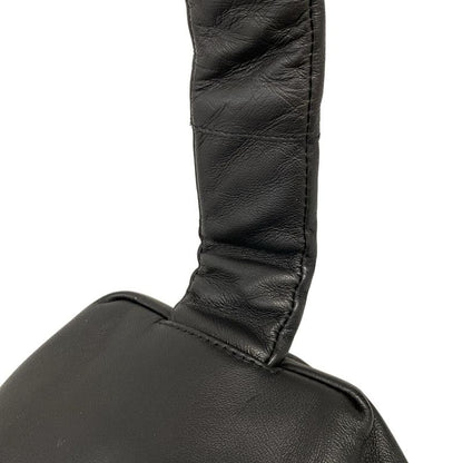 Bottega Veneta One Bag the Body Pouch Belt Bag Black Gather Leather