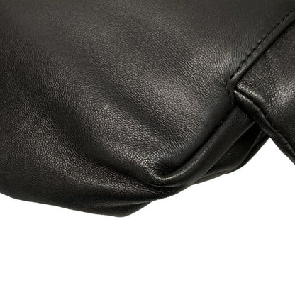 Bottega Veneta One Bag the Body Pouch Belt Bag Black Gather Leather