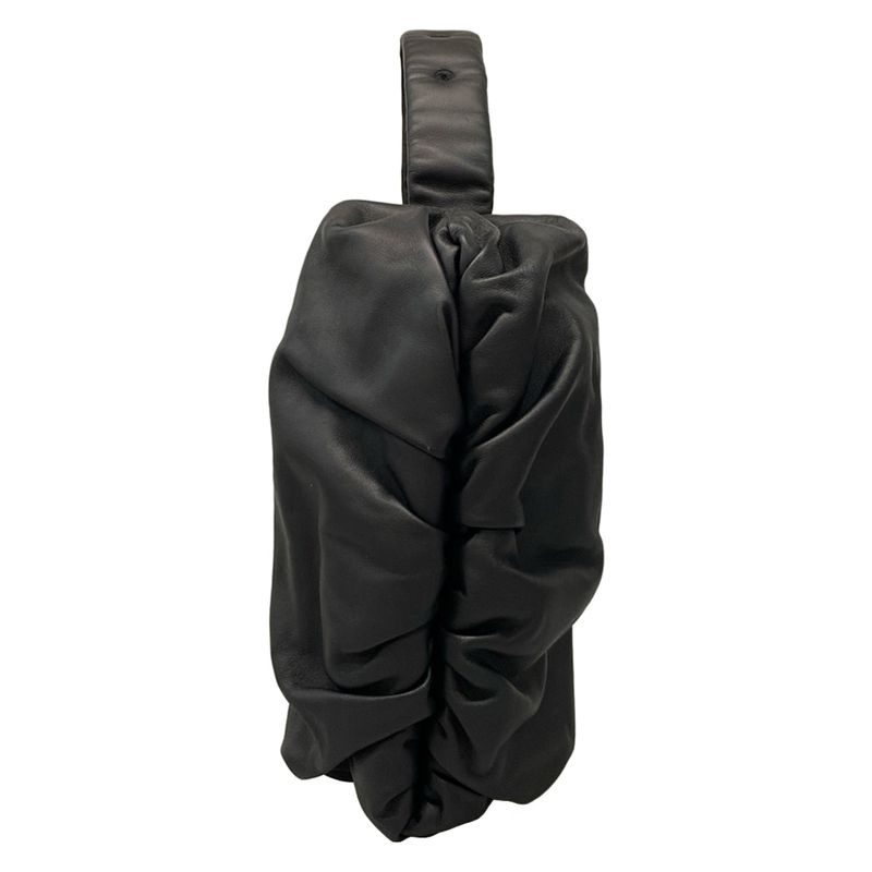 Bottega Veneta One Bag the Body Pouch Belt Bag Black Gather Leather