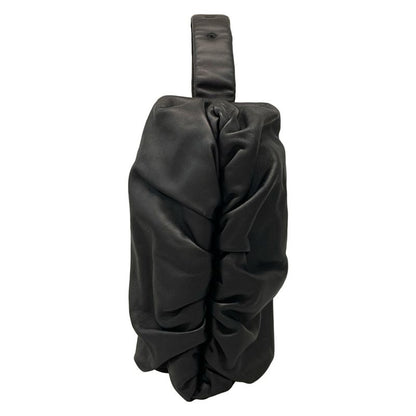 Bottega Veneta One Bag the Body Pouch Belt Bag Black Gather Leather