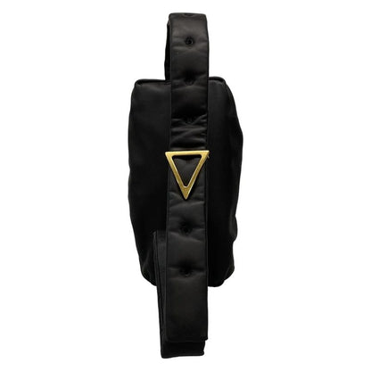 Bottega Veneta One Bag the Body Pouch Belt Bag Black Gather Leather