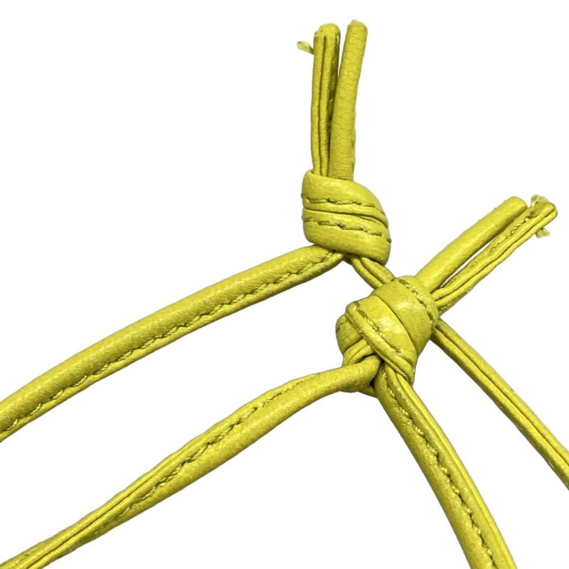 Bottega Veneta Bag Small Bucket Bag Yellow Green Shape