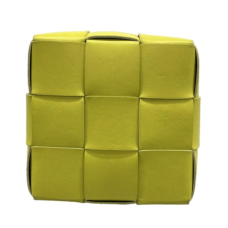 Bottega Veneta Bag Small Bucket Bag Yellow Green Shape