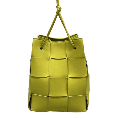 Bottega Veneta Bag Small Bucket Bag Yellow Green Shape