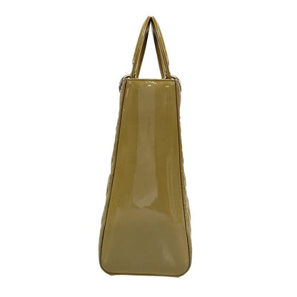 Dior/ Handbag Lady Dior Large Bag Beige Leather