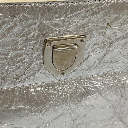 Dior/ Handbag Dior Ever Silver and White 2way Leather