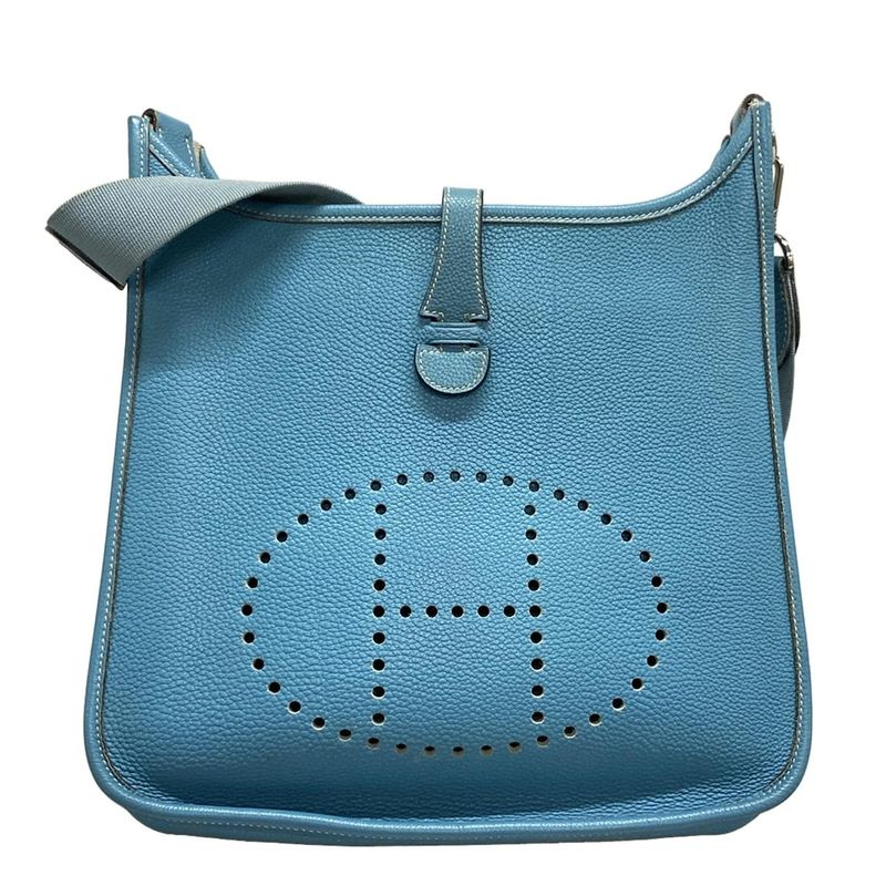 Hermes Bag Evelyn PM Blue Jean