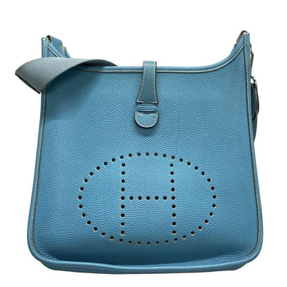 Hermes Bag Evelyn PM Blue Jean