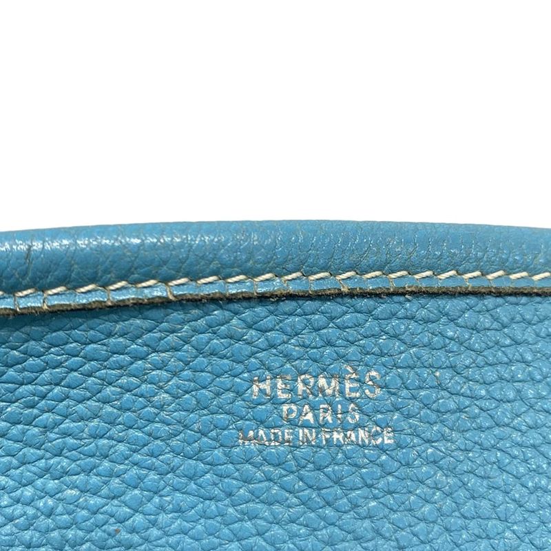 Hermes Bag Evelyn PM Blue Jean