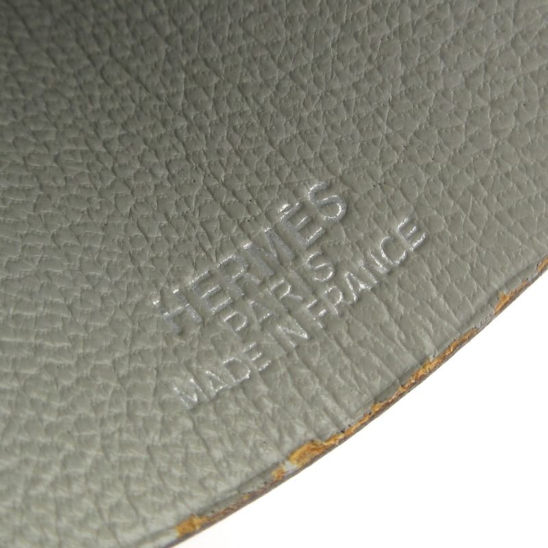 Hermes Leather Light Gray