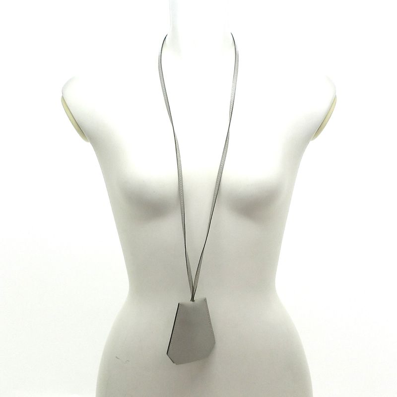 Hermes Leather Light Gray