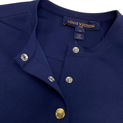 Louis Vuitton Jacket Size 34 S Women - Rw222j G72 Fnja16 Dark Navy Cubic