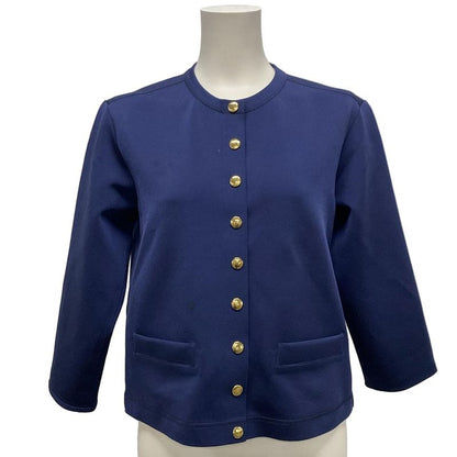 Louis Vuitton Jacket Size 34 S Women - Rw222j G72 Fnja16 Dark Navy Cubic