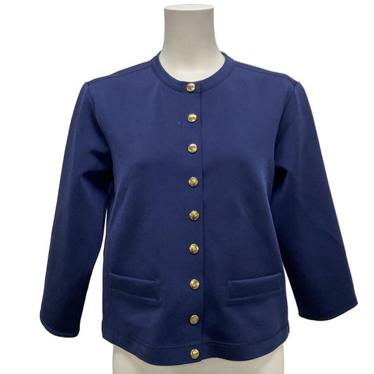 Louis Vuitton Jacket Size 34 S Women - Rw222j G72 Fnja16 Dark Navy Cubic